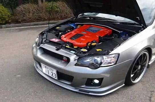 My SUBARU LEGACY B4 BL5 　レガシィB4 exhaust sound　マフラーサウンド