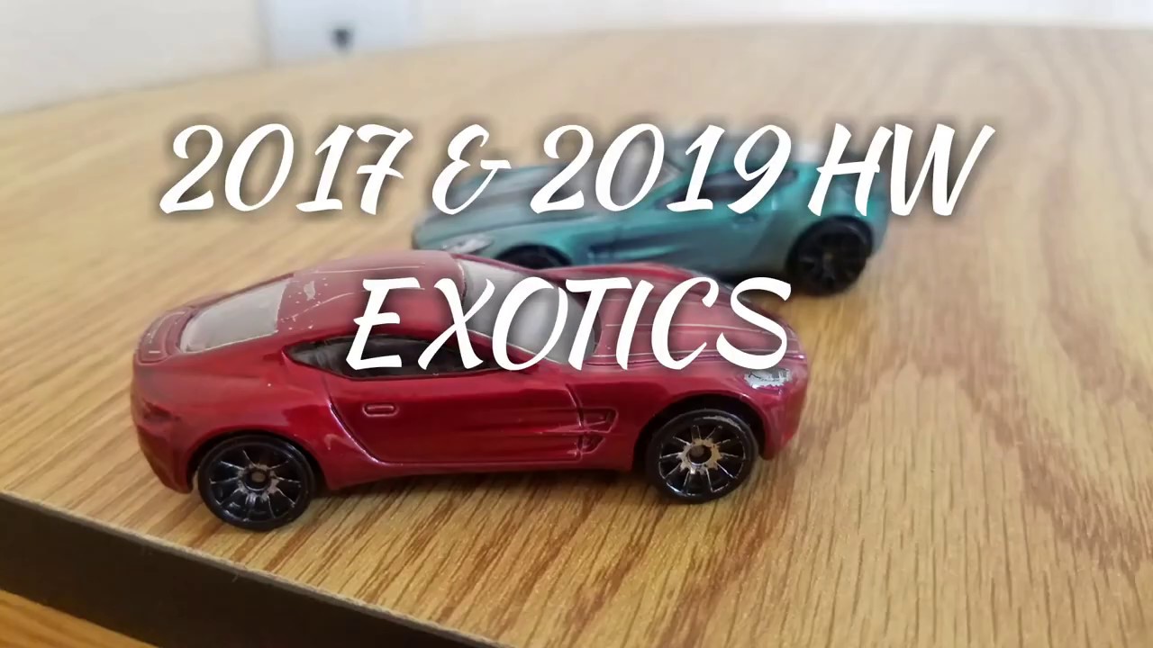 2017 & 2018 Aston Martin One-77 Hot wheels from HW EXOTICS