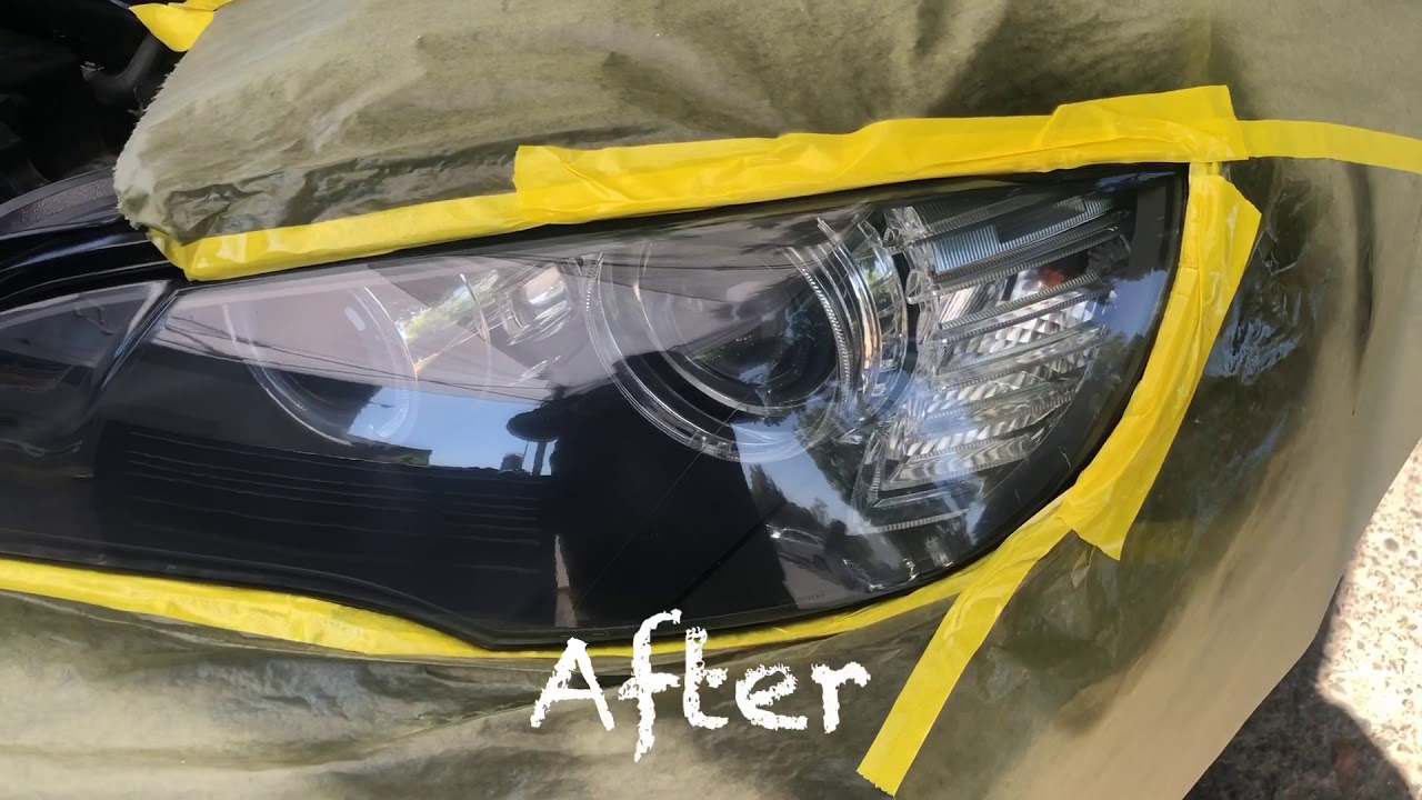 2018 BMW X6 Headlight Restoration