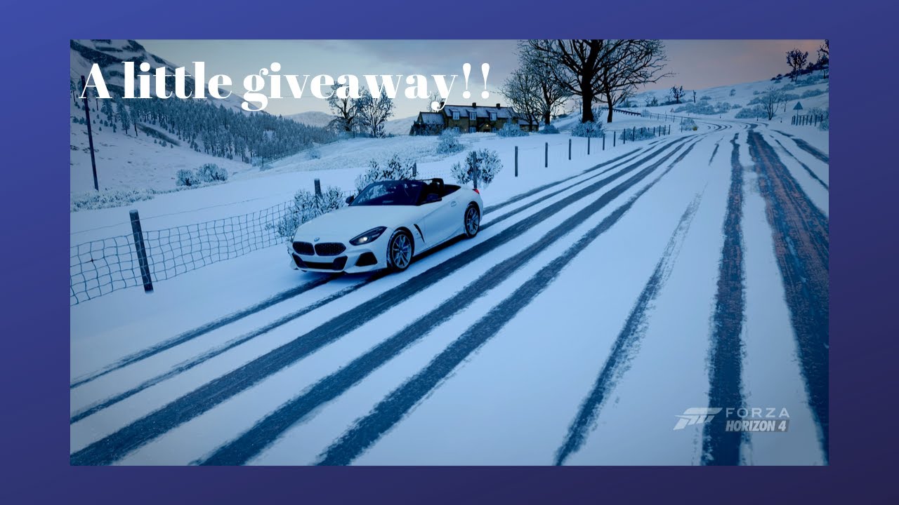 2019 BMW Z4-Giveaway info Below-Forza Horizon 4