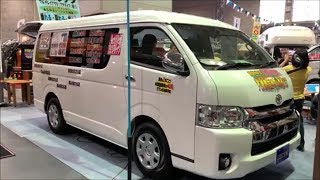 【大阪ｷｬﾝﾋﾟﾝｸﾞｶｰｼｮｰ 2019】トヨタ ハイエース（HIACE）ロング ワイドバカンチェス リッツ バンコンバージョンの紹介