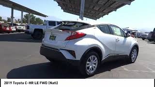 2019 Toyota C-HR HEMET BEAUMONT MENIFEE PERRIS LAKE ELSINORE MURRIETA T192371