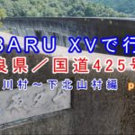 【車載動画】2019年9月 SUBARU XVで行くドライブ 「国道425号線 十津川村~下北山村区間」part4