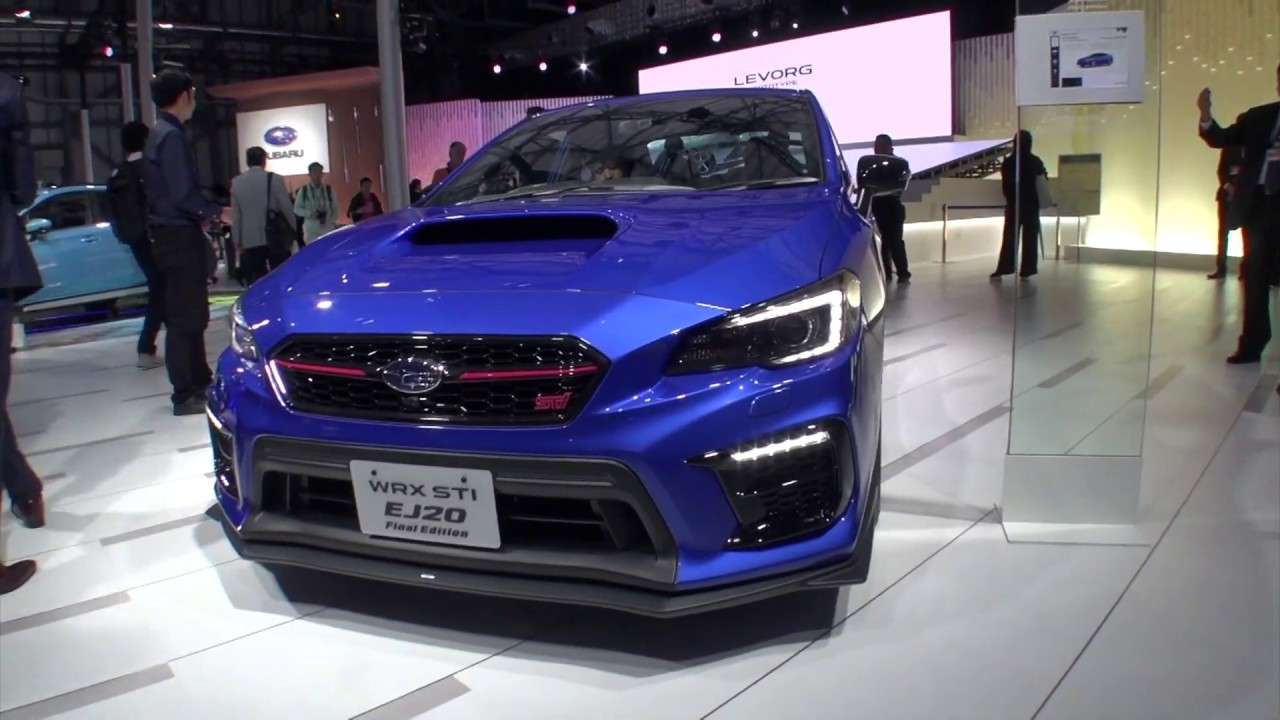 【東京モーターショー2019】スバルWRX STI EJ20エンジン搭載の最後の特別仕様車