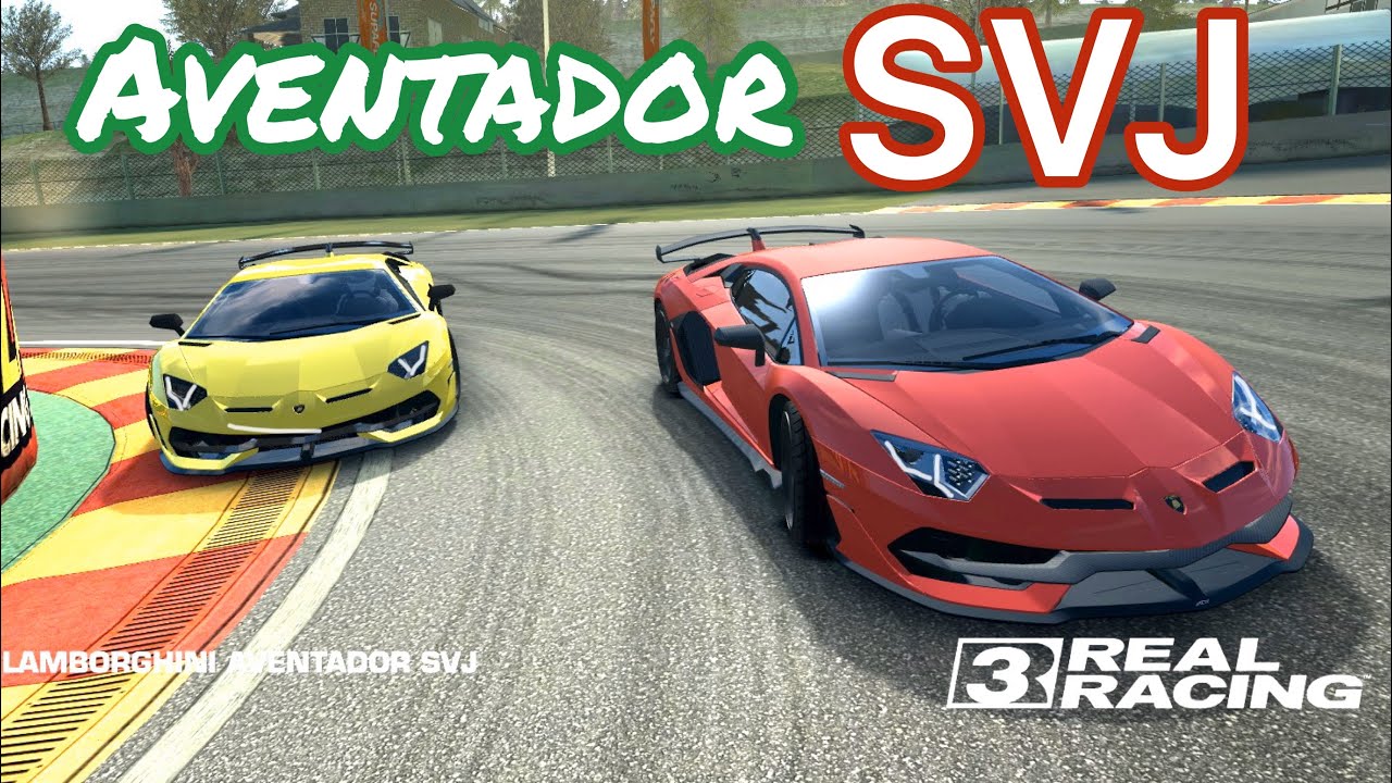 リアルレーシング3 ランボルギーニ アヴェンタドールSVJの獲得に必要なPRとアップグレード –  RealRacing3 Lamborghini Aventador SVJ