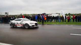 313km/h on Wet Track - 1300 WHP Don Octane´s Audi TT DDR - at TTT Halfmile Seasonfinals 2019