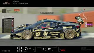 フェラーリ458 イタリア GT3 JPS仕様でドラゴントレイル・シーサイドを走ってみた