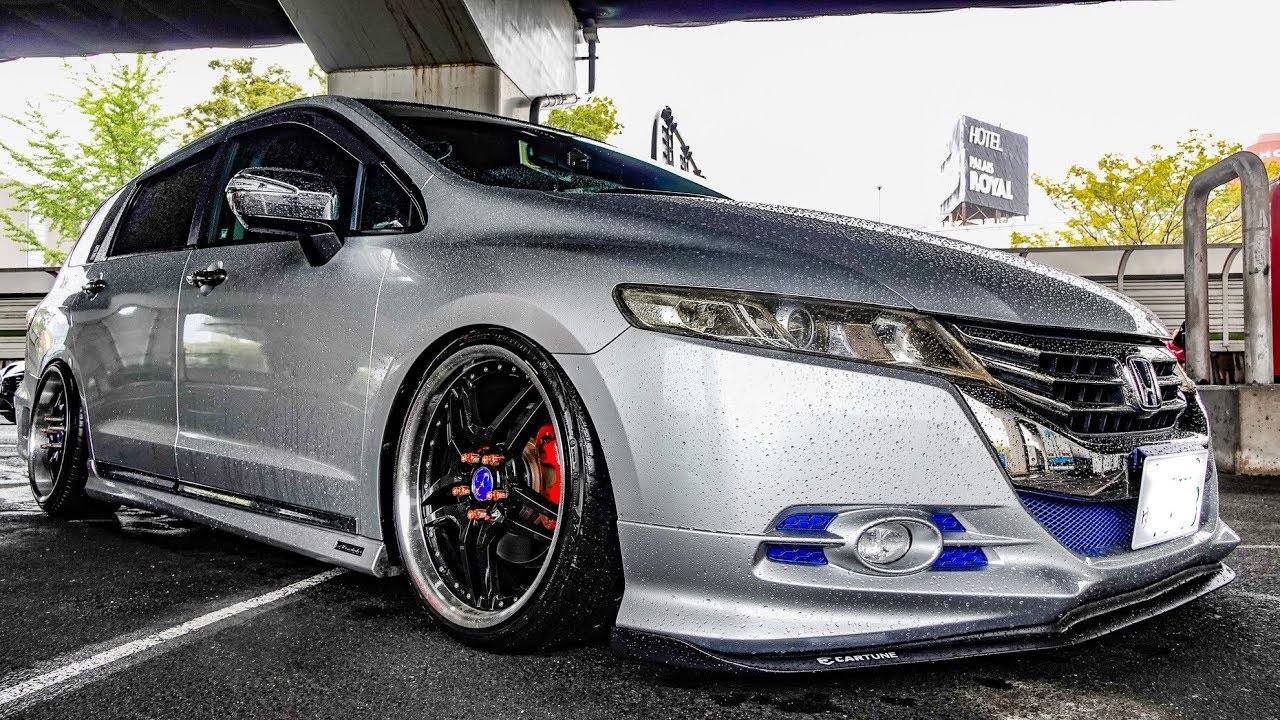 (4K)ホンダ オデッセイ RB3 カスタム シルバー HONDA ODYSSEY RB3 modified – 秋オデ大収穫祭2019