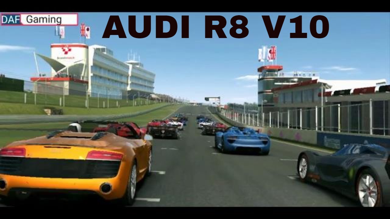 AUDI R8 V10 Spider Versus Mclaren F1, Porche 918 spyder consept, Mazda furay Real Racing 3