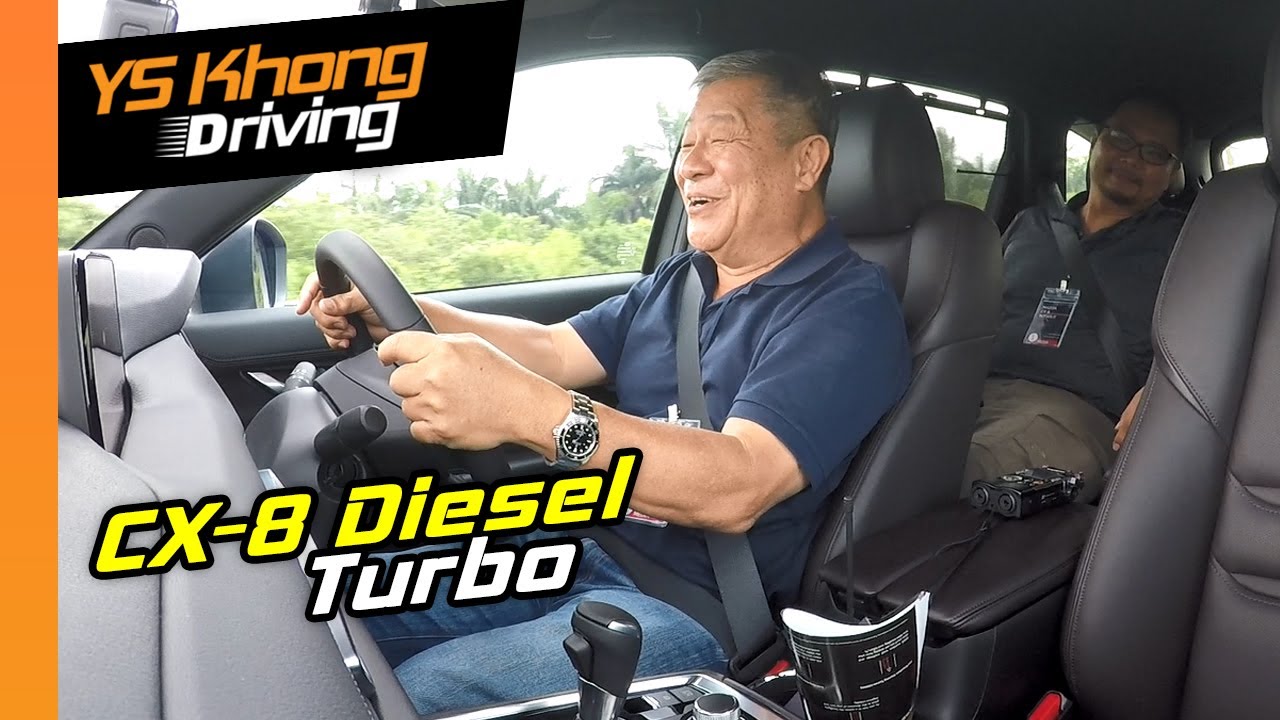All-new Mazda CX-8 Diesel Turbo – Full Sized Six Seater SUV Road Test | YS Khong Driving