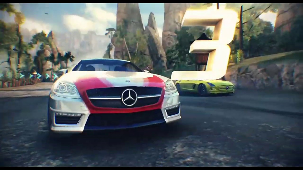 Asphalt 8 Airborne The Great Wall Mercedes Benz SLS AMG Electric Drive 270 kmph  and Playing