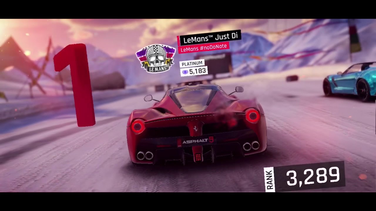 Asphalt 9: Legends LAFERRARI in MP World Series