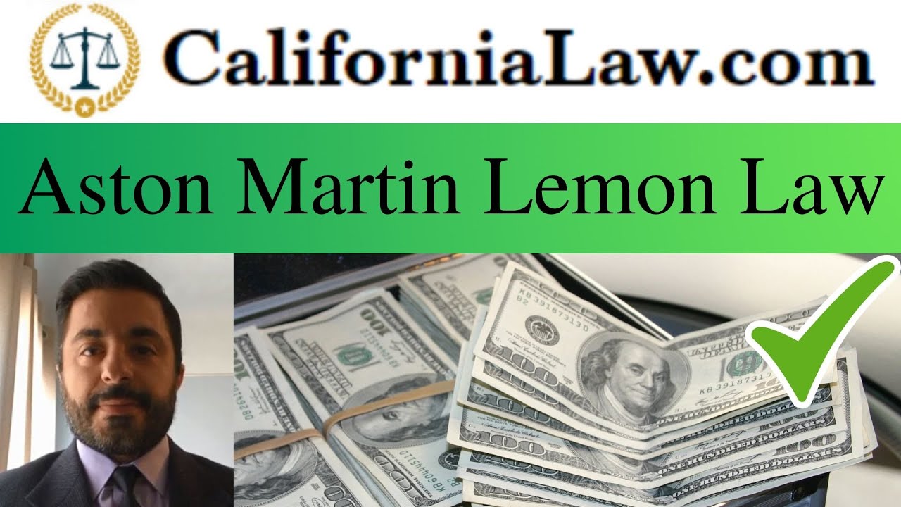 Aston Martin DBS superleggera lemon law attorney