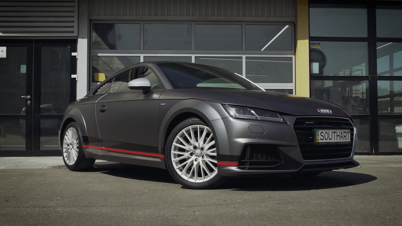 Audi TT оклеенный пленкой 3М 1080 S261 Satin Dark Gray