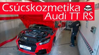 Audi TT RS Autókozmetika kerámiabevonat csúcskozmetika