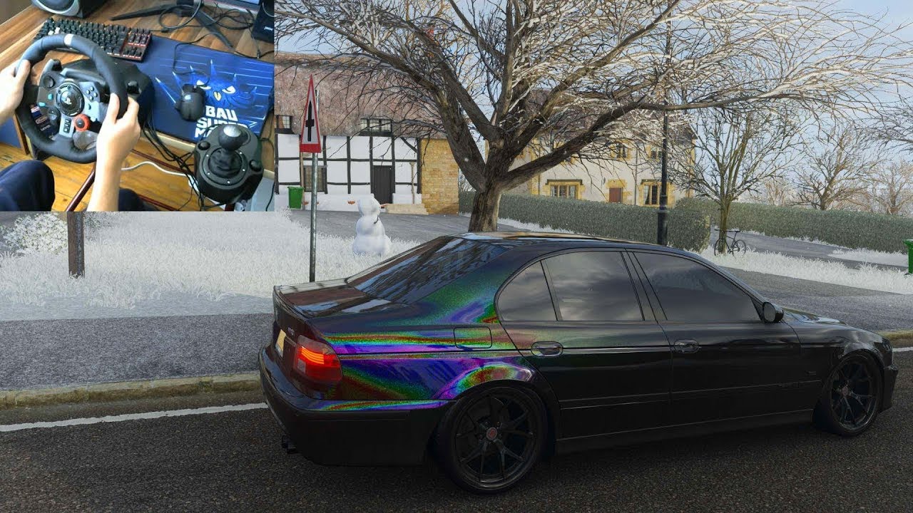 BMW E39 M5 DRİFT | Forza horizon 4 | logitech g29 gameplay