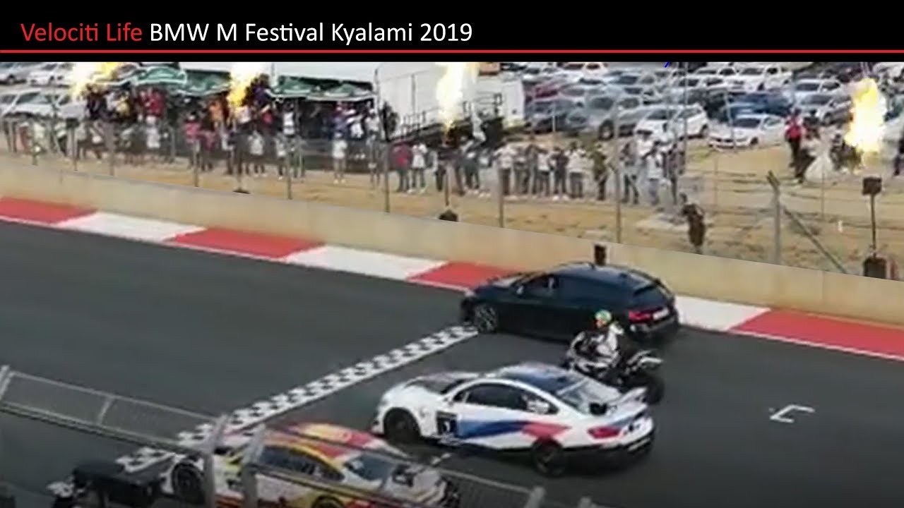 BMW M Festival Kyalami19 , BMW M4 GT4 vs BMW DTM VS BMW135i VS Bike