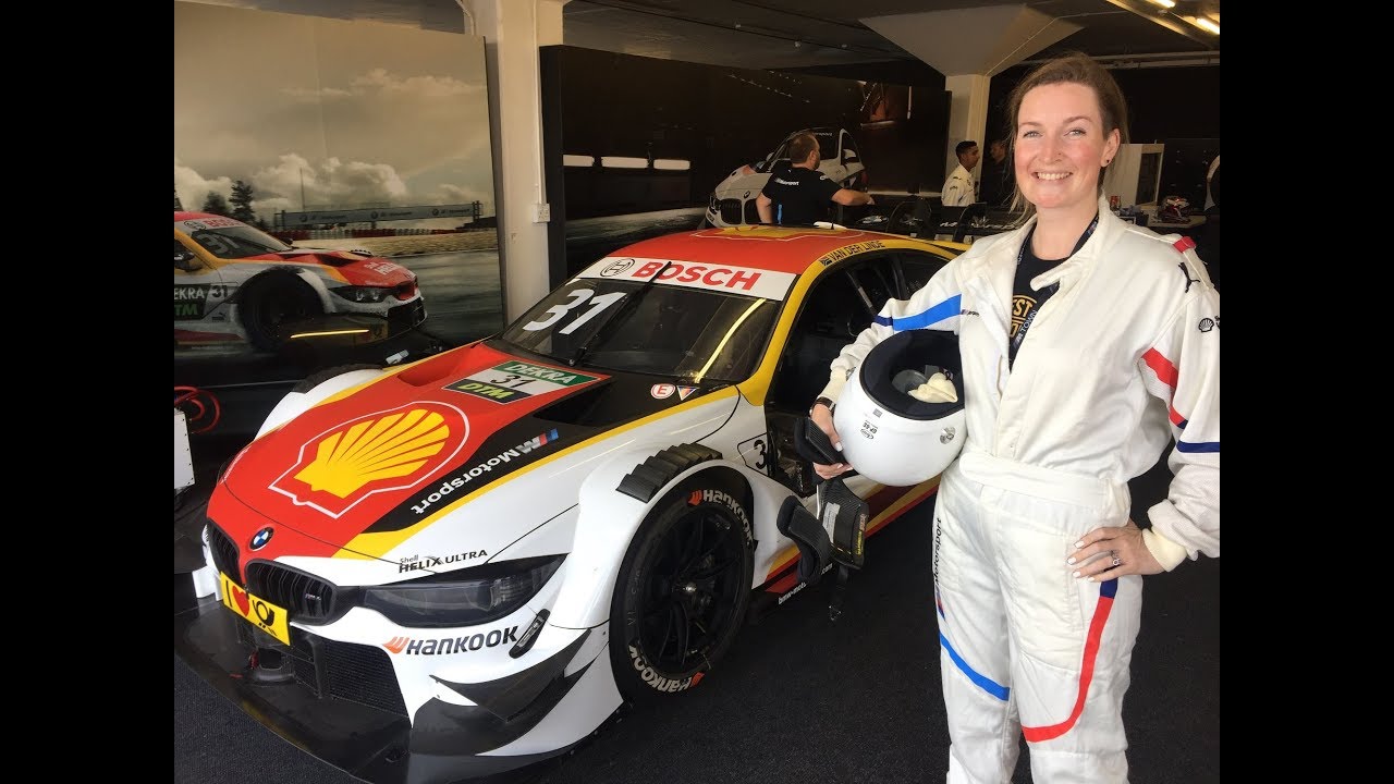 BMW M4 DTM hot lap with Sheldon van der Linde @ BMW M Festival