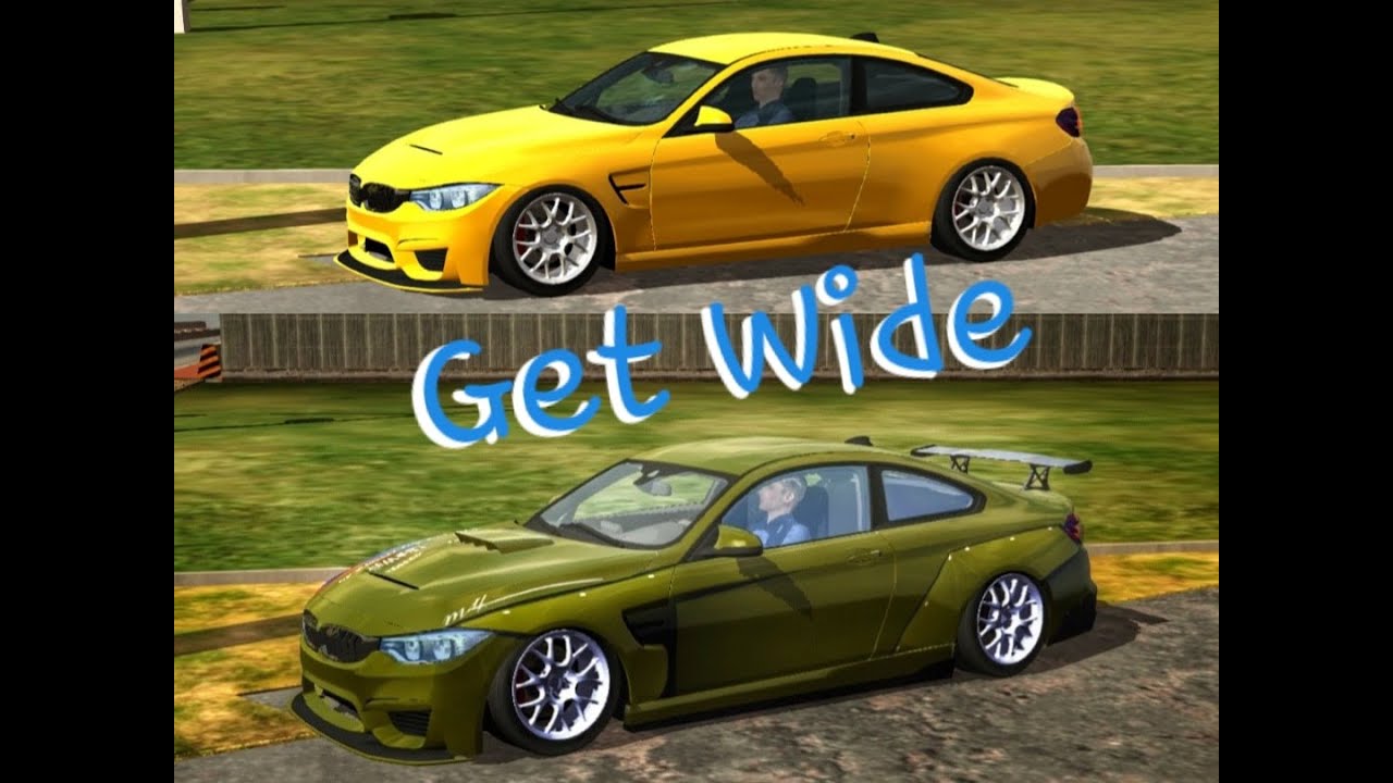 BMW M4 Get wide body - Car parking multiplayer(TH)