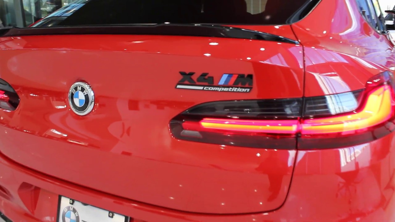 BMW Toronto - 2020 BMW X4 M Competition Cold Engine Start Exhaust Sound Toronto Red #SUmer416