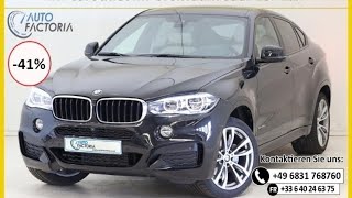 BMW X6 258PS 8G AUT 4X4 MSPORT PANO*NAVI*LEDER*-41%