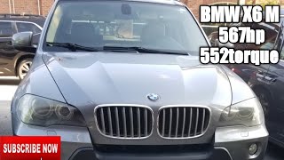 BMW X6 M 567hp  552torque
