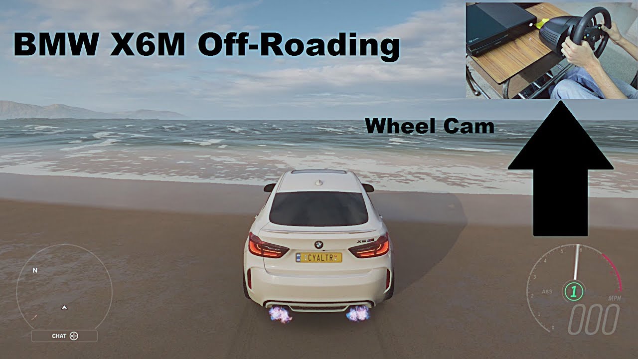 BMW X6 M OFF ROAD Gameplay – Forza Horizon 4 (Thrustmaster Wheel Cam)