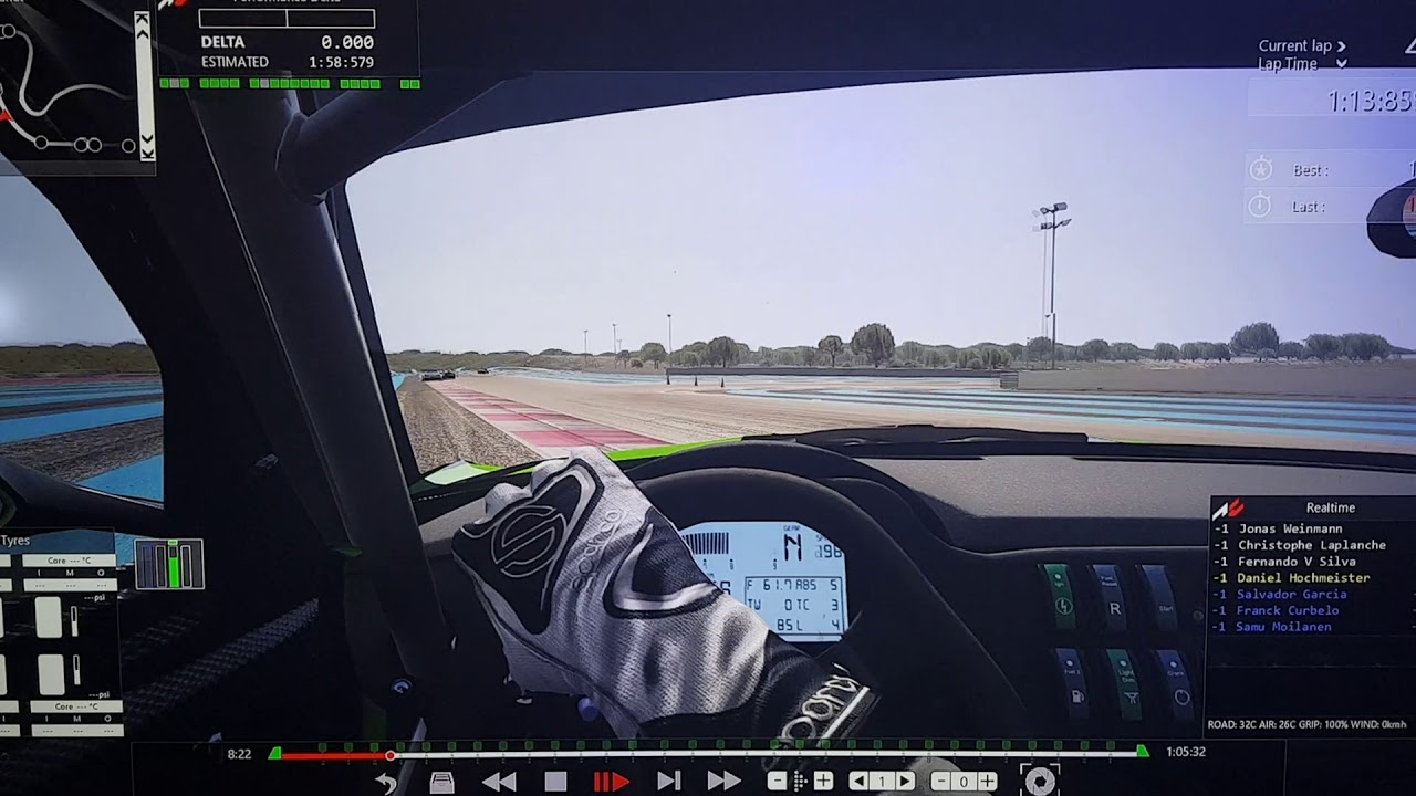 BMW Z4 GT3 - Circuit Paul Ricard "i love kerbs/200 kph oversteer"