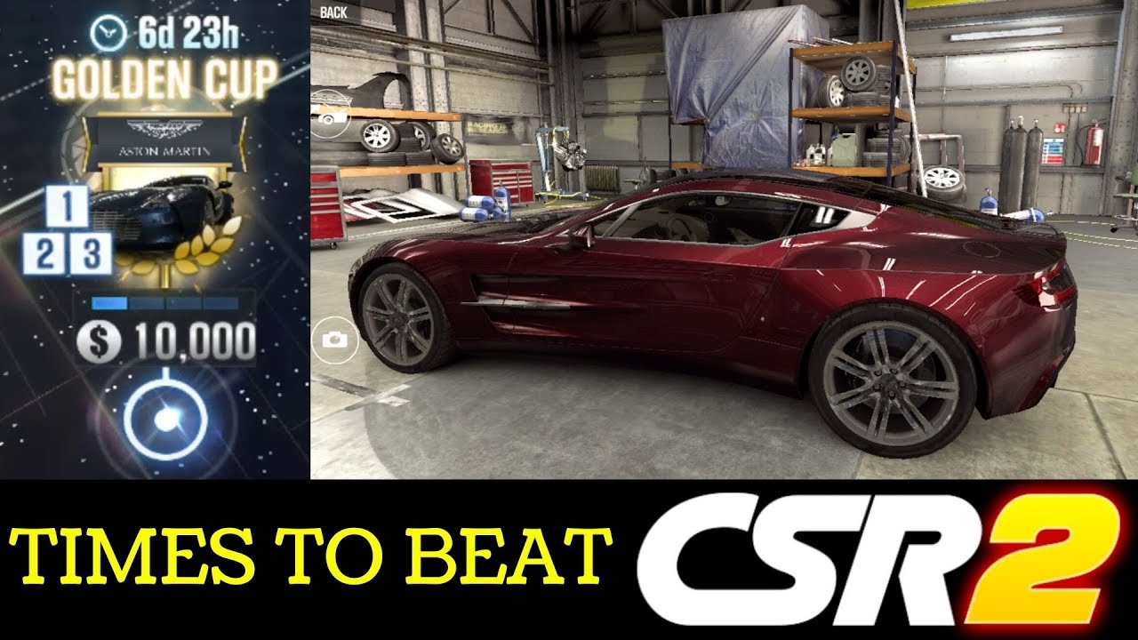 CSR2 | Gold Cup Season #87 – Aston Martin One-77 – Times to Beat