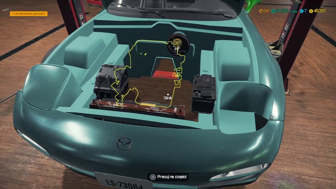 Car Mechanic Simulator 2018 Renovation Mazda RX-7 PS4