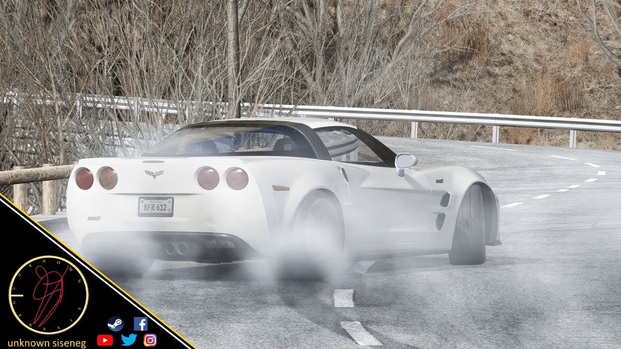 Chevrolet Corvette C6 ZR1 at Provence Alps / Assetto Corsa