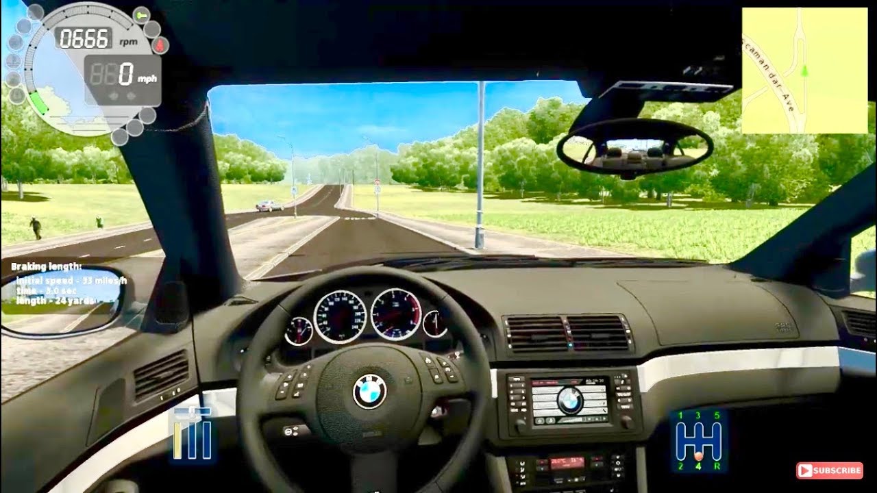 City Car Driving - Bmw M5 E39 Fast Drive And Drifting