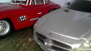 Comparison Between – New Mercedes Benz SLS and Old Mercedes Benz 300SL – Scale 1-24 Models!