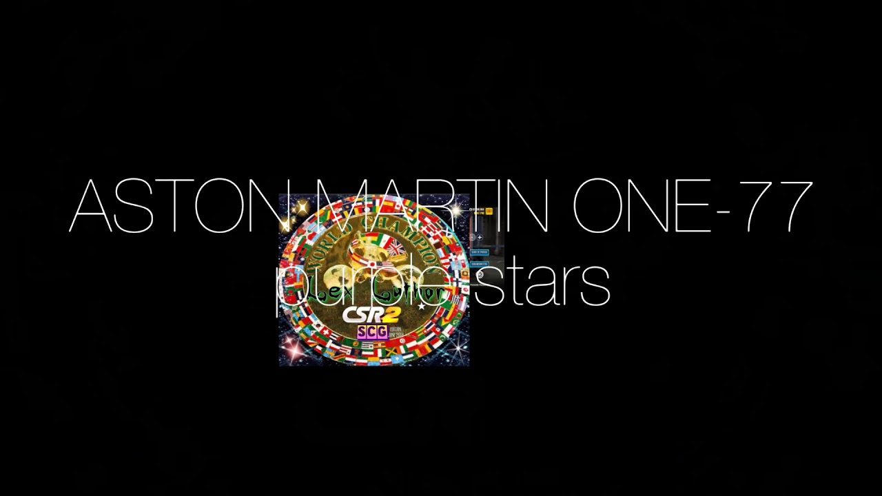 Csr2 Racing ASTON MARTIN ONE-77 Purple Stars 8.071