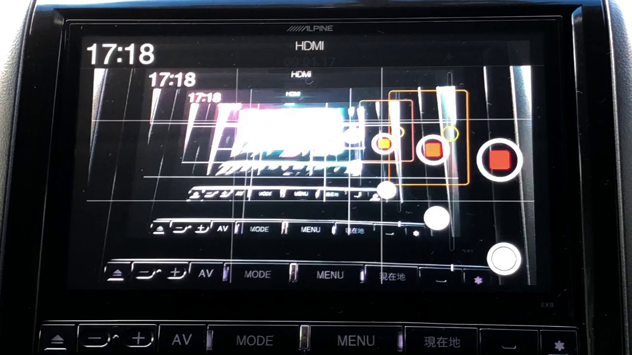 三菱・デリカD5 アルパインナビへiPhoneのHDMI出力
