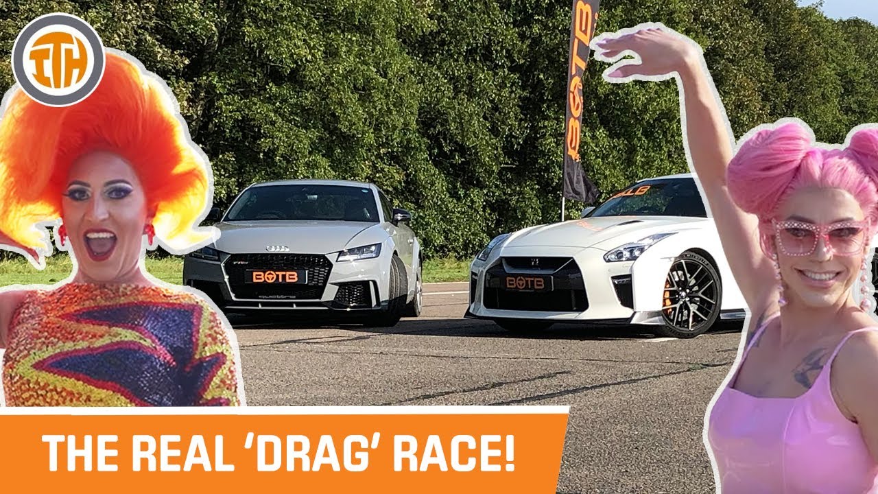 DRAG QUEEN, DRAG RACE! Nissan GT-R vs Modified Audi TT RS