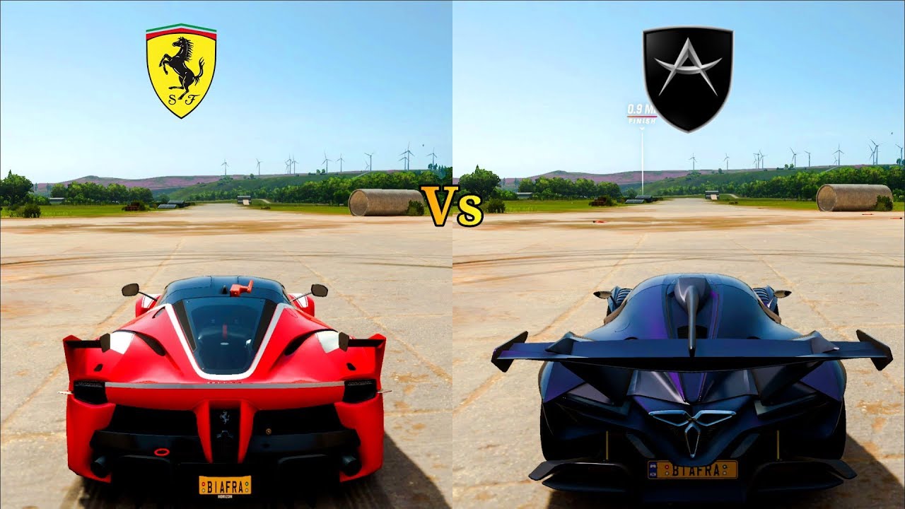 Drag Race: Apollo Intensa Emozion Vs Ferrari LaFerrari | Forza Horizon 4