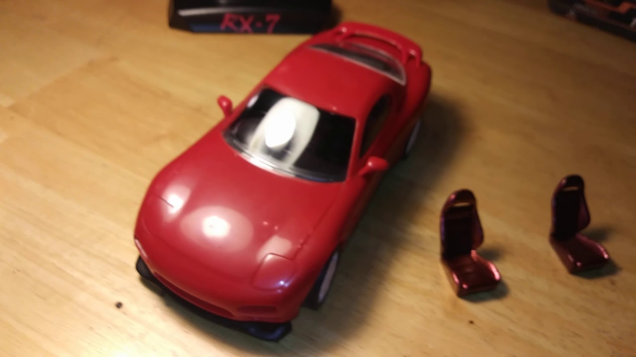 Efini (mazda) RX-7 1/24th scale rc first test run