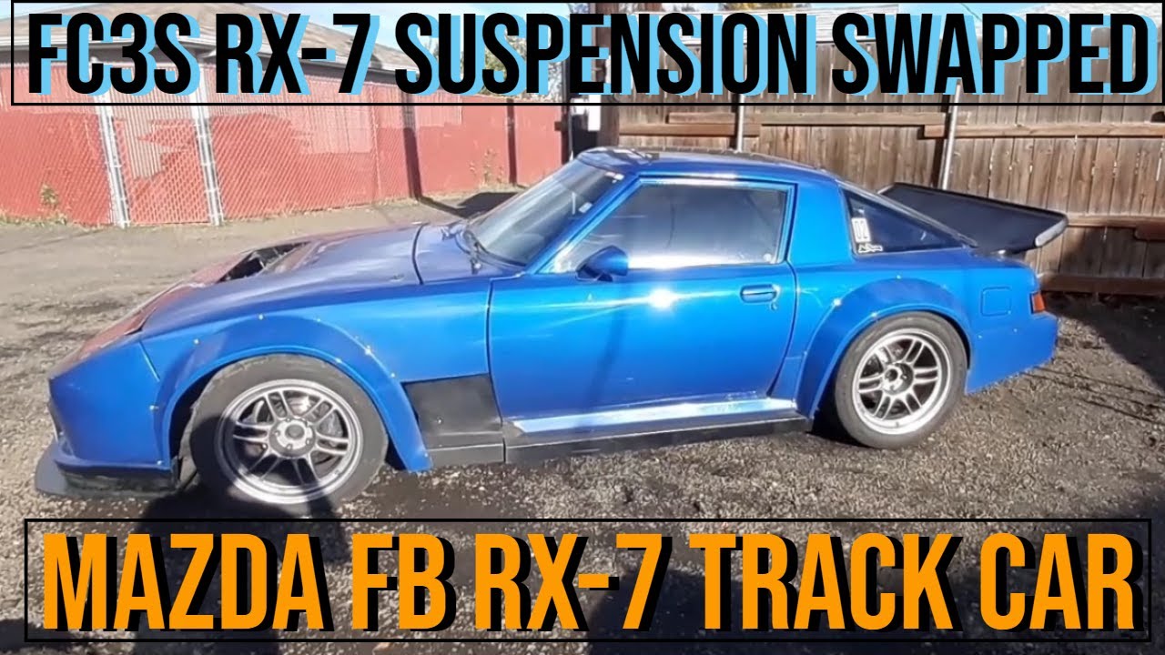 FC3S suspension swapped FB/SA22C mazda RX7 walk around.