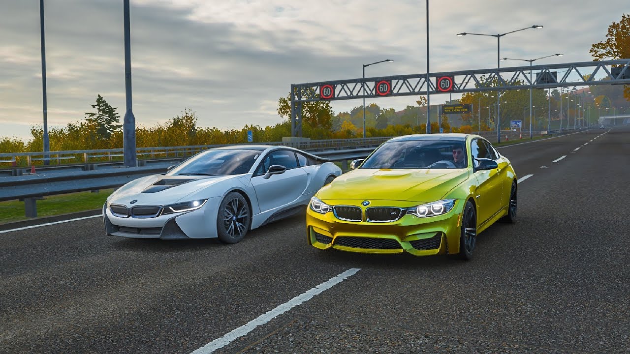 FH4 Drag Race | BMW M4 vs BMW i8 | Standing/Rolling!