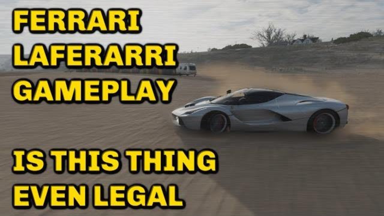 FORZA HORIZON 4 – Ferrari Laferrari gameplay on snow