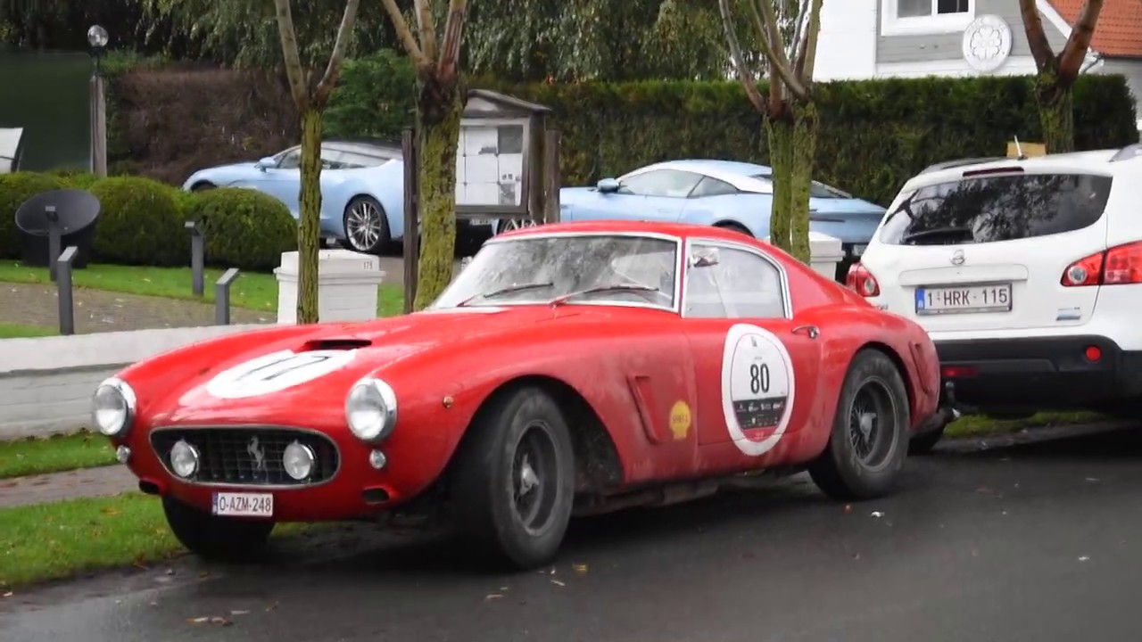 Ferrari 250 GT SWB, Aston Martin Vanquish Zagato and a Porsche GT3