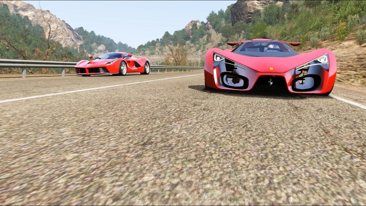 Ferrari F80 Concept vs Ferrari LaFerrari vs Ferrari FXX at Alto Tajo Poveda