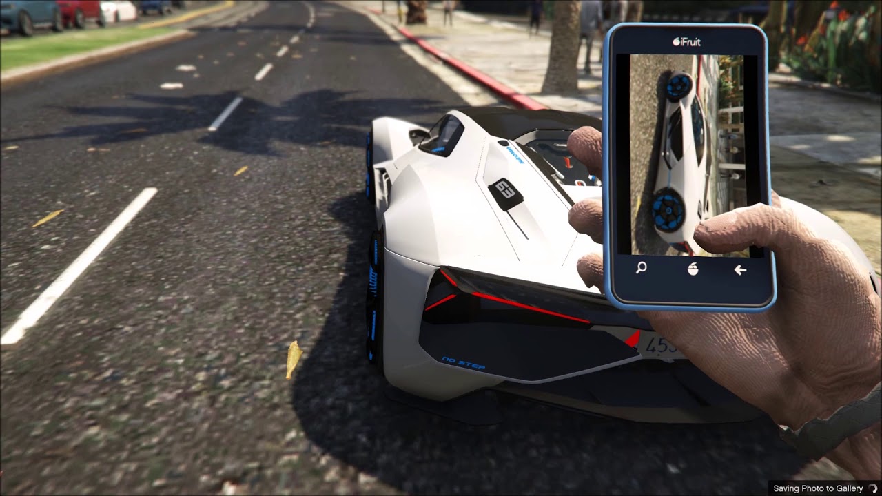 Ferrari LaFerrari  Bugatti Divo Lamborghini Terzo Millennio gta5 Selfie