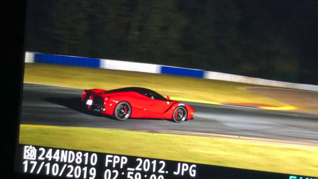 Ferrari LaFerrari at Road Atlanta Night Session – “Just the Noise”