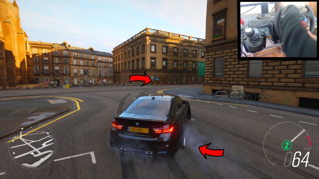 Forza Horizon 4 BMW M4 Coupe Drifting – Steering Wheel  Logitech G29 Shifter Gameplay