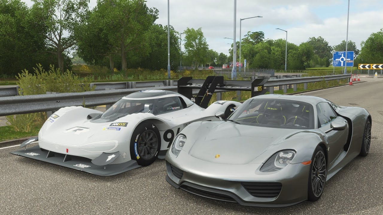 Forza Horizon 4 Drag Race – VW I.D.R(Tuned) vs Porsche 918 Spyder