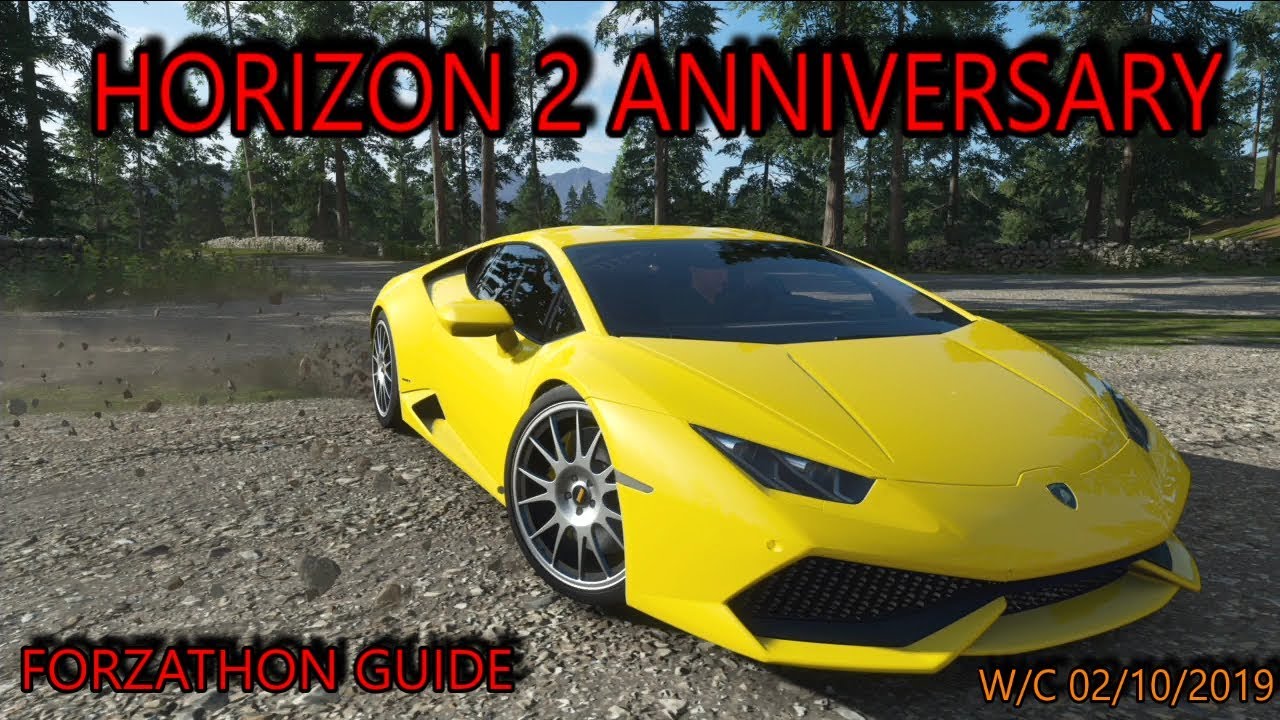 Forza Horizon 4 – FORZATHON GUIDE HORIZON 2 ANNIVERSARY – 2014 Lamborghini Huracan LP 610-4