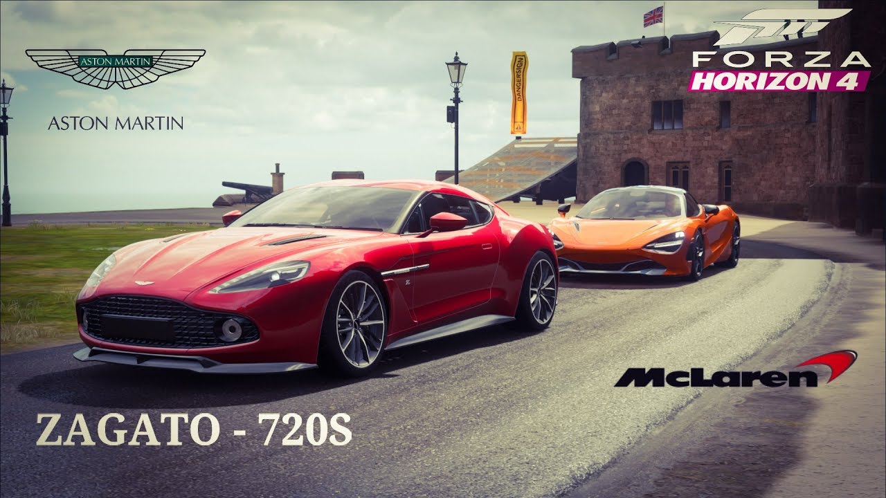 Forza Horizon 4 Online Aston Martin Vanquish Zagato & Mclaren 720s