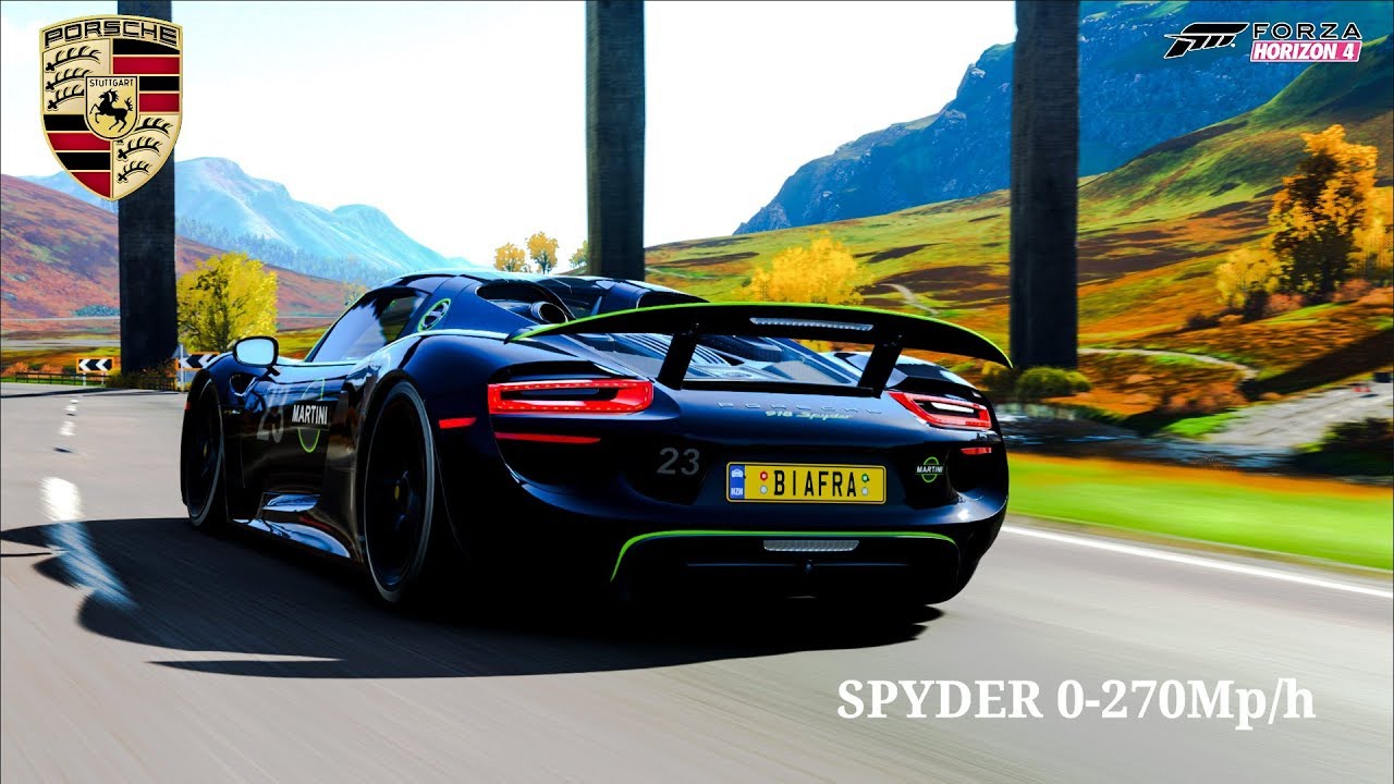 Forza Horizon 4 Porsche Spyder 918 900hp Free-roam Drive